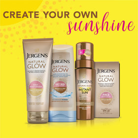 Jergens Natural Glow Face Tanner Lotion SPF 20 with fresh scent