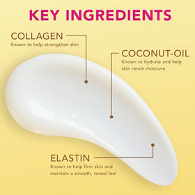 Jergens Natural Glow +FIRMING lotion application on arm