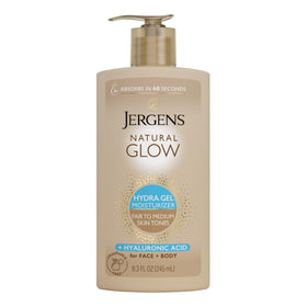 Jergens Natural Glow Hydra Gel Self Tanner 8.3 fl oz front view