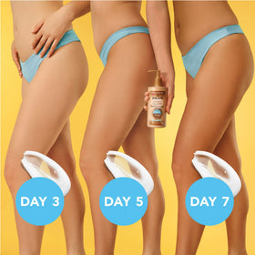 Jergens Natural Glow Hydra Gel Self Tanner application on skin