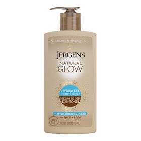 Jergens Natural Glow Hydra Gel Self Tanner front view 8.3 fl oz