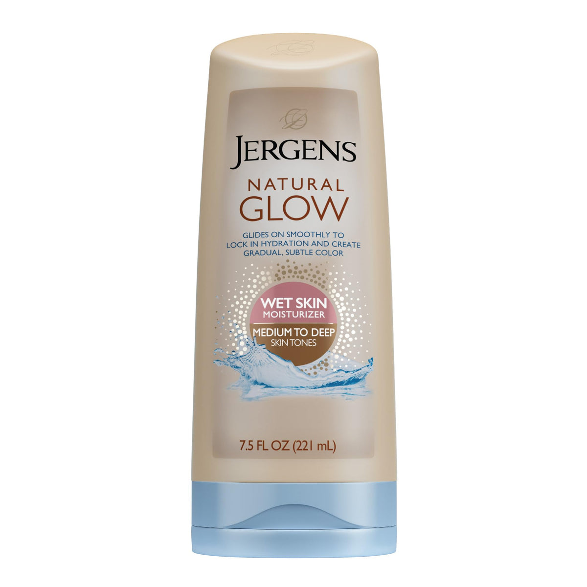 Jergens Natural Glow In Shower Lotion 7.5 oz front view