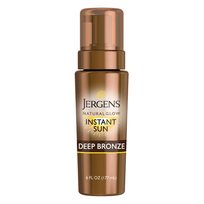 Jergens Natural Glow Instant Sun Body Mousse 6 Oz front view