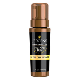 Jergens Natural Glow Instant Sun Body Mousse 6 oz front view
