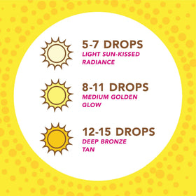Jergens Natural Glow Instant Sun Drops in a lifestyle setting