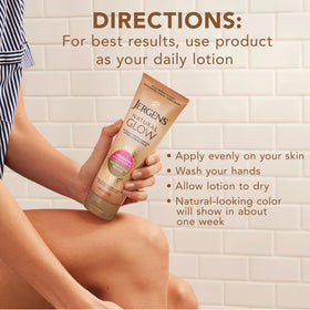 Jergens Natural Glow lotion in a beauty routine