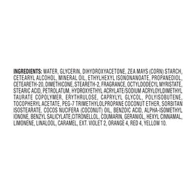 Jergens Natural Glow product ingredients list