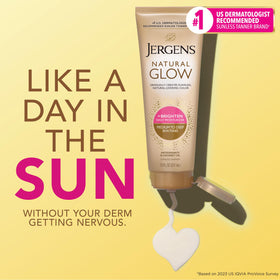 Jergens Natural Glow Self Tanner Body Lotion 7.5 Oz back view