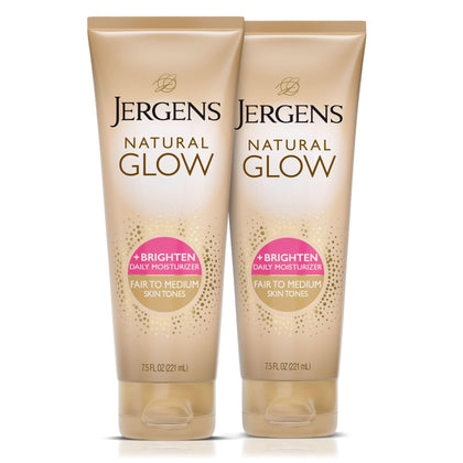 Jergens Natural Glow Self Tanner Body Lotion 7.5 Oz front view