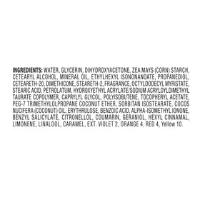 Jergens Natural Glow tanning lotion with fresh coconut scent