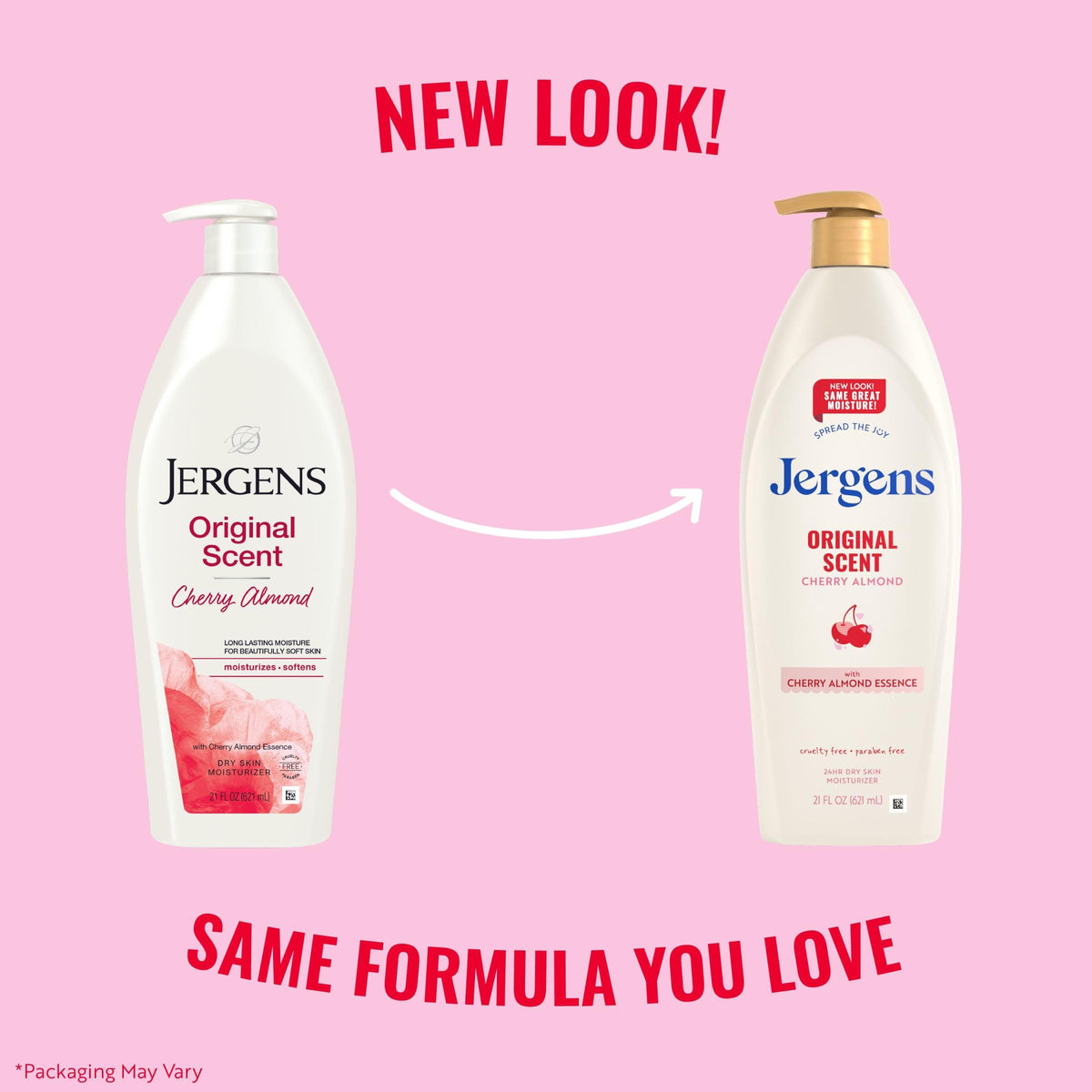 Jergens Original Scent Dry Skin Body Lotion 21 Oz back view