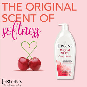Jergens Original Scent Dry Skin Body Lotion texture close-up