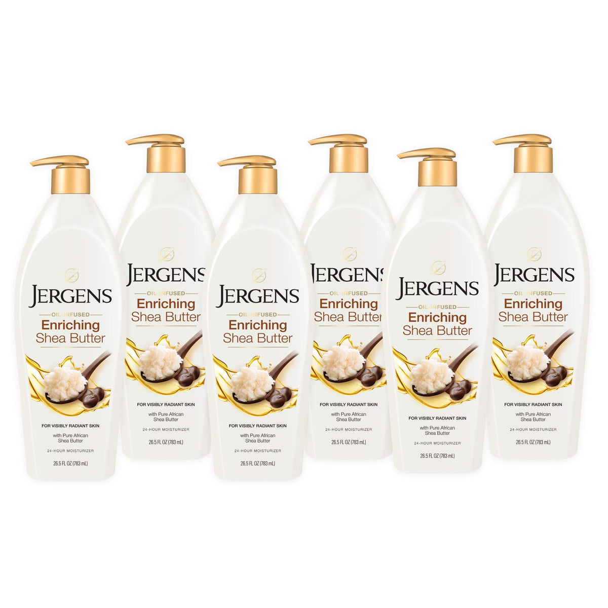 Jergens Shea Butter Deep Conditioning Moisturizer 26.5 oz front view