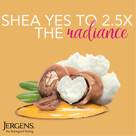 Jergens Shea Butter Lotion bottle side view