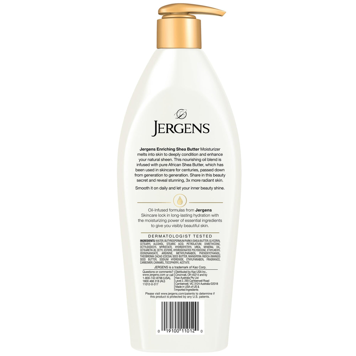 Jergens Shea Butter Lotion product overview
