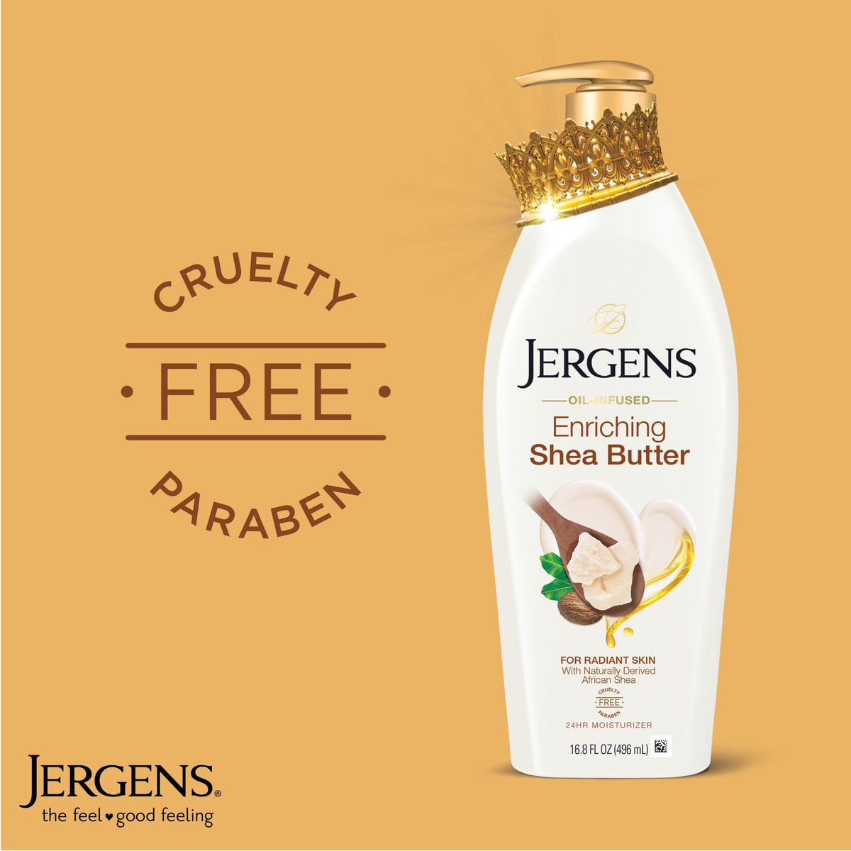 Jergens Shea Butter Lotion texture close-up