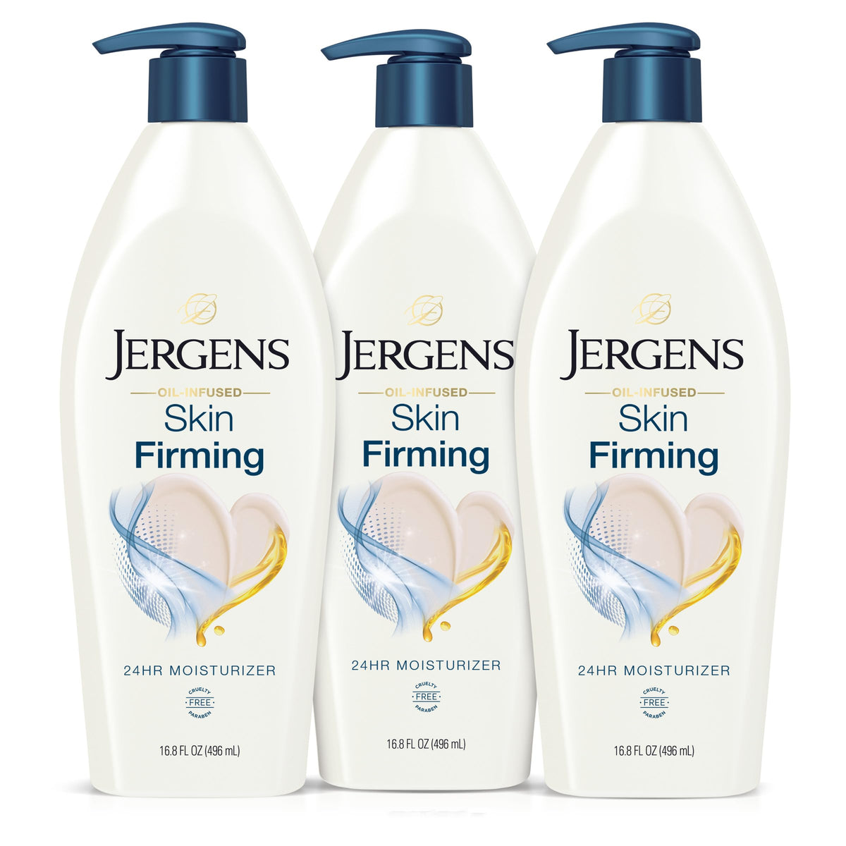 Jergens Skin Firming Body Lotion 16.8 oz front view