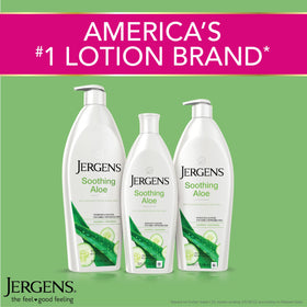 Jergens Soothing Aloe Body Lotion with cucumber and aloe vera