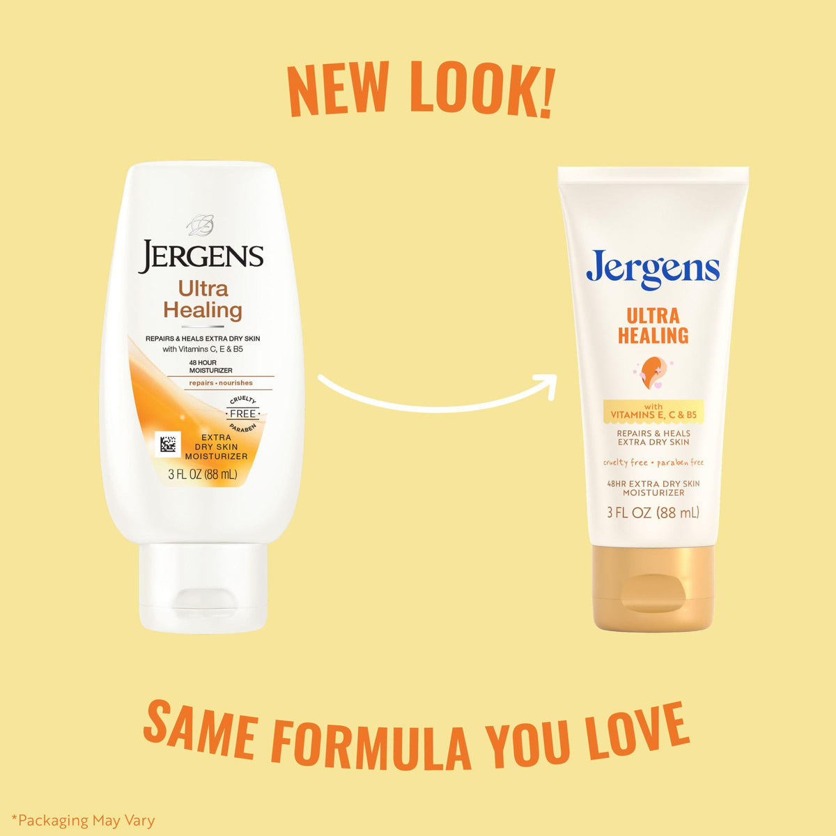 Jergens Ultra Healing Dry Skin Lotion 3 oz back view