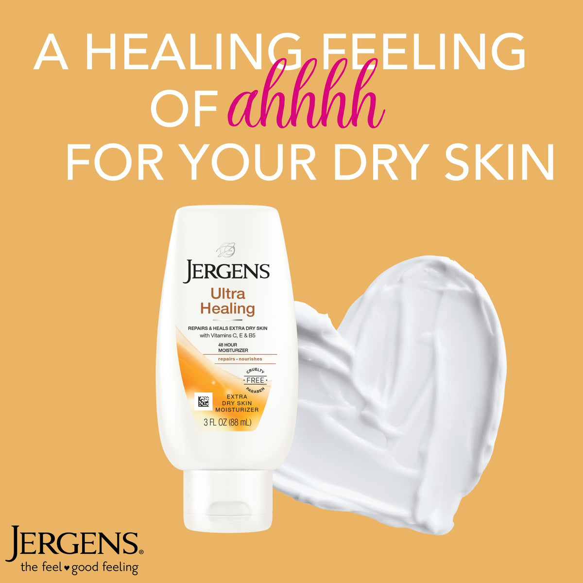 Jergens Ultra Healing Dry Skin Lotion 3 oz packaging