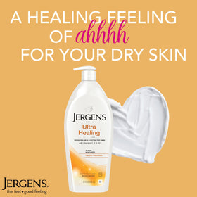 Jergens Ultra Healing Lotion close-up of pump