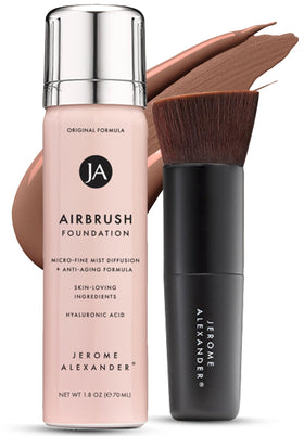 Jerome Alexander Airbrush Foundation 2pc Set in Bright Medium front view