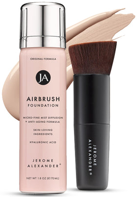 Jerome Alexander Airbrush Foundation 2pc Set packaging front view