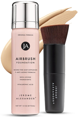 Jerome Alexander Airbrush Foundation 2pc Set packaging front view