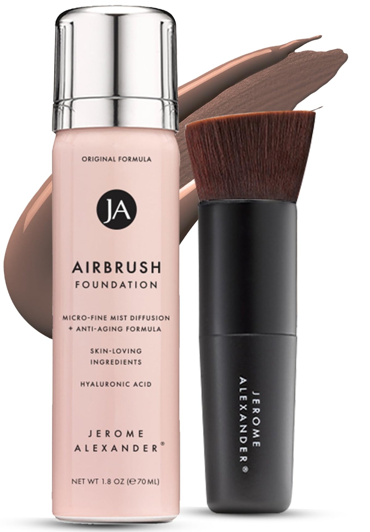 Jerome Alexander Airbrush Foundation Set - Dark front view