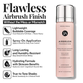Jerome Alexander Airbrush Makeup Foundation Bright Light spray nozzle close-up