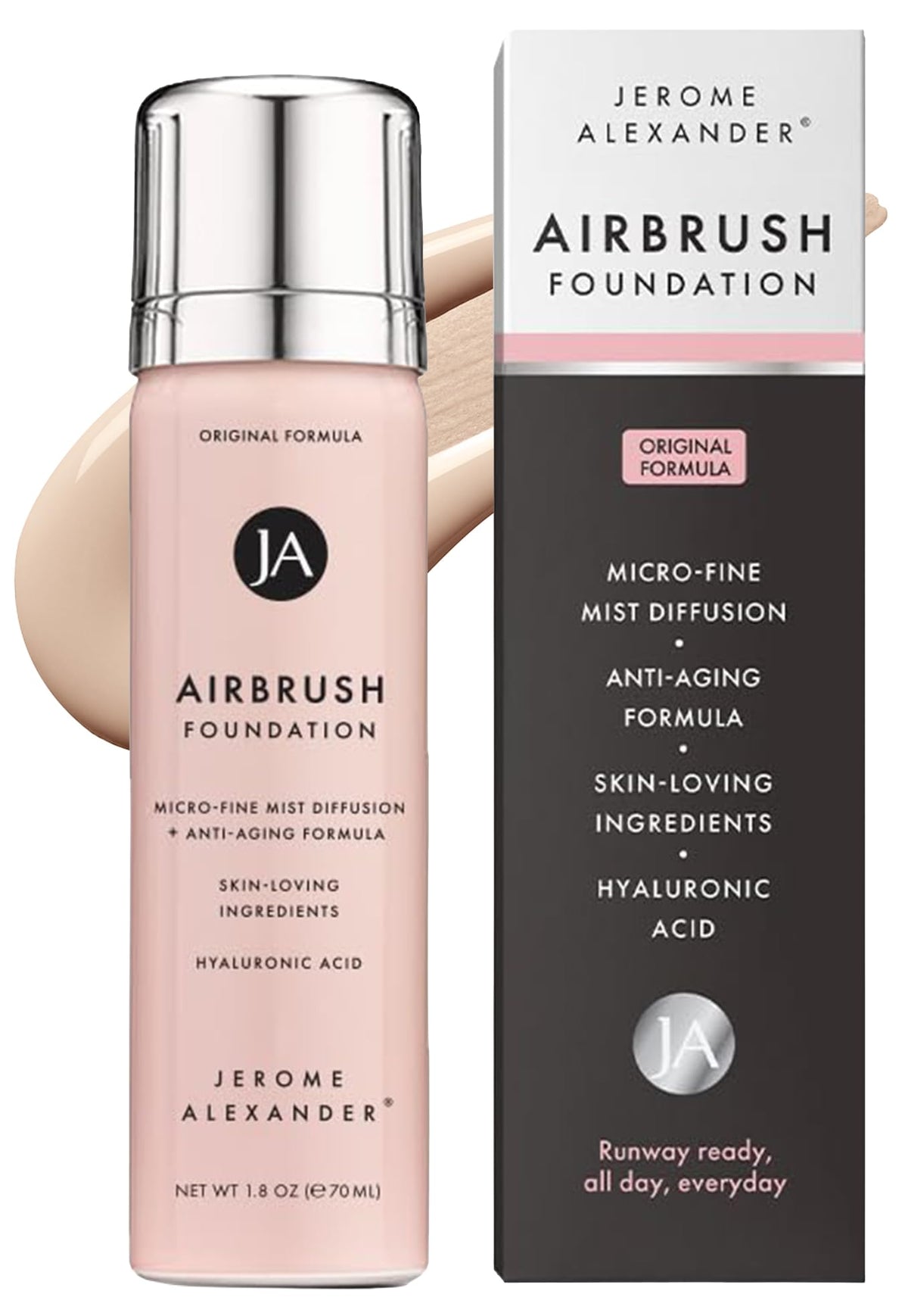 Jerome Alexander Airbrush Makeup Foundation - Fair front view