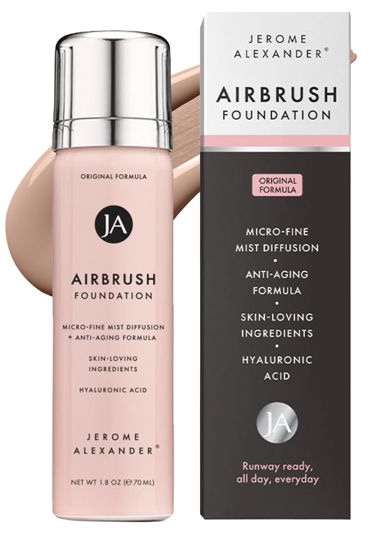 Jerome Alexander Airbrush Makeup Foundation - Medium front view