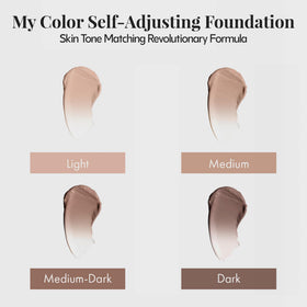 Jerome Alexander foundation shade adjusting on skin