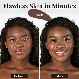 Jerome Alexander foundation texture on skin
