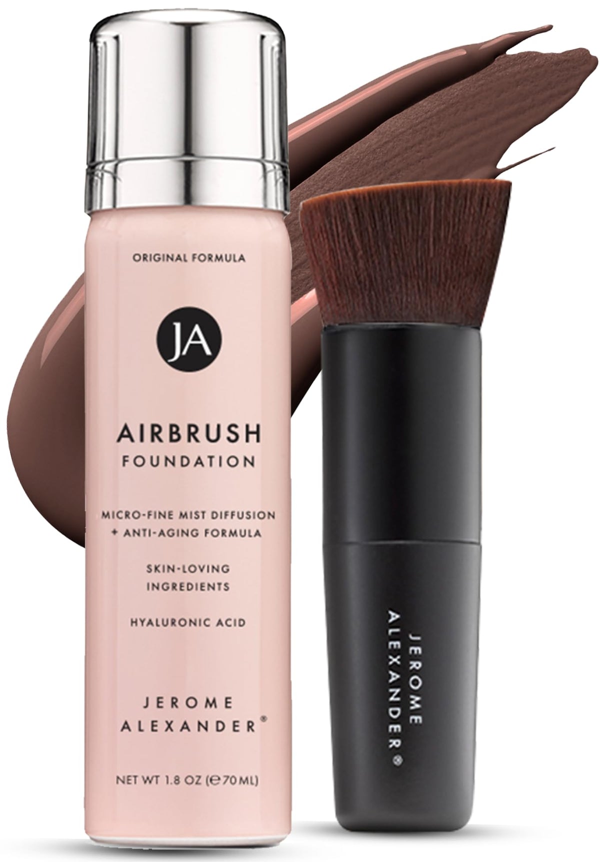 Jerome Alexander Magic Minerals Airbrush Foundation Set - Cognac front view