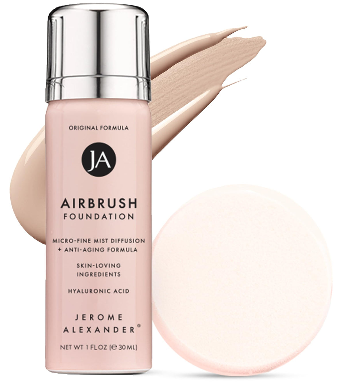 Jerome Alexander Mini Airbrush Foundation Light 30ml front view