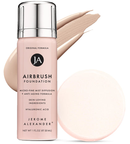 Jerome Alexander Mini Airbrush Foundation Light 30ml front view