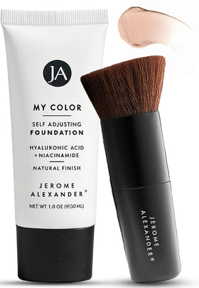 Jerome Alexander My Color Self-Adjusting Foundation 2pc Set in Light, front view