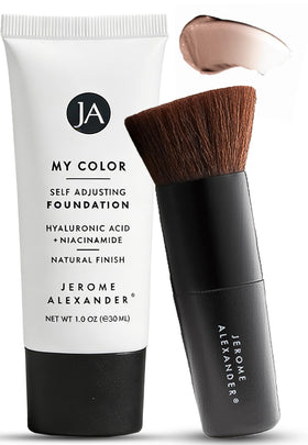 Jerome Alexander My Color Self-Adjusting Foundation 2pc Set - Medium Dark front view