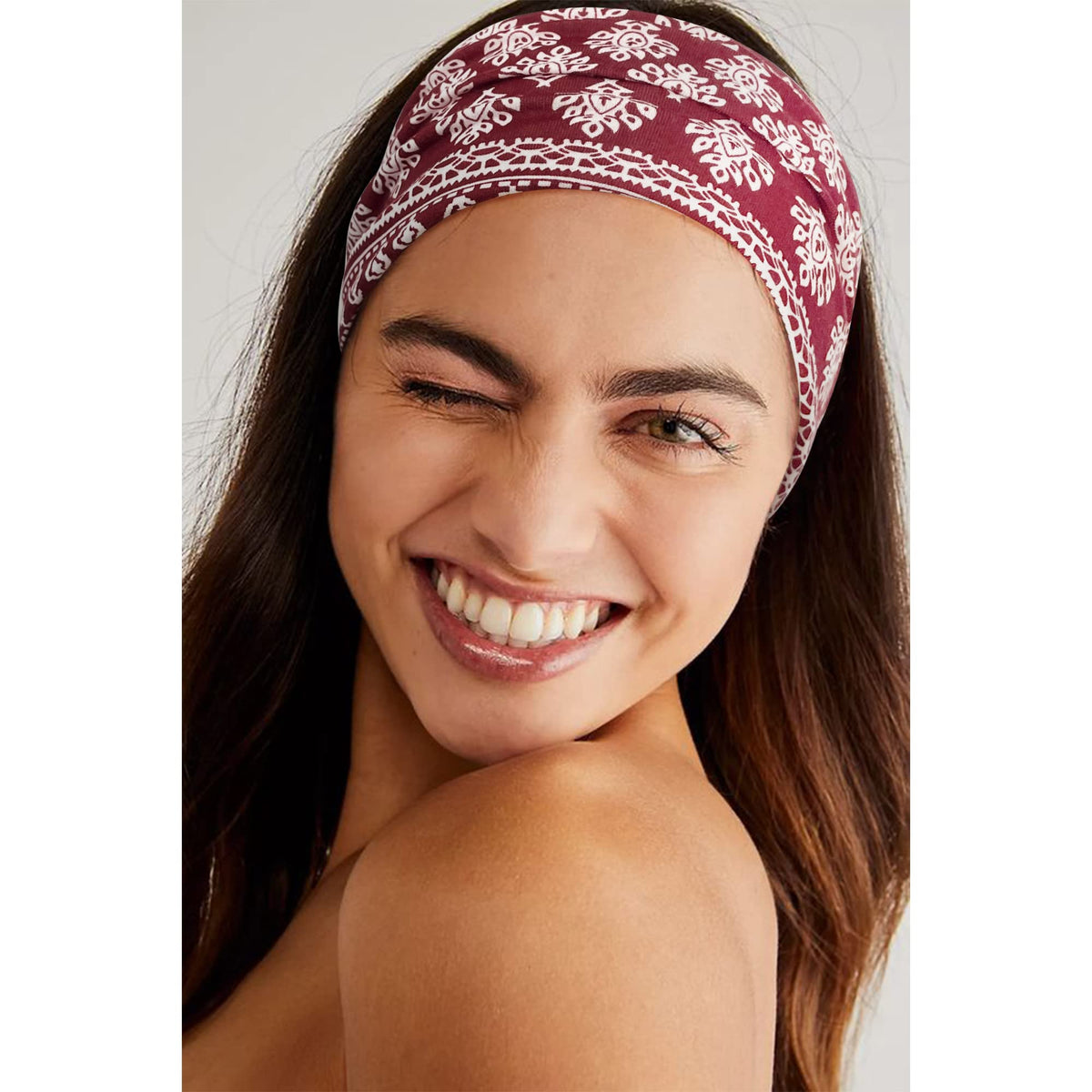 Jesries Extra Wide Turban Headband in stylish black