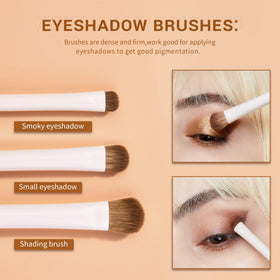 Jessup duo concealer brush from 10Pcs Eye Makeup Brush Set