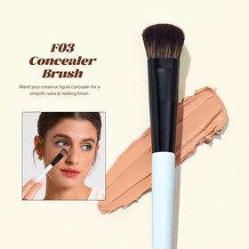 Jessup Face Makeup Brushes Set displayed in elegant packaging
