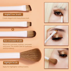 Jessup highlight brush from 10Pcs Eye Makeup Brush Set