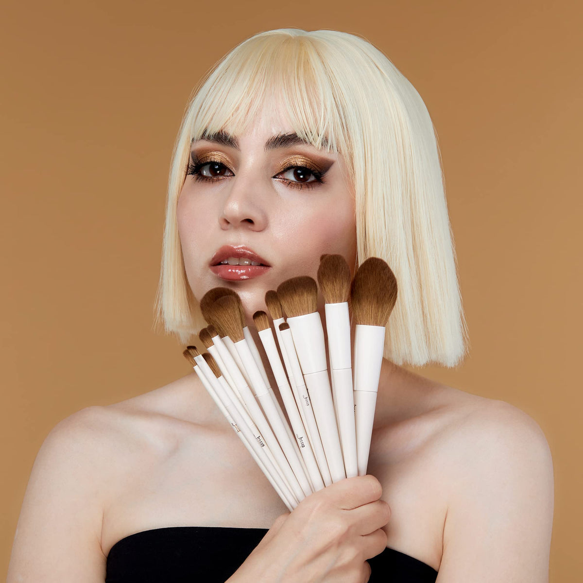 Jessup packaging for 14Pcs Makeup Brush Set