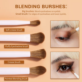 Jessup precise eyeliner brush from 10Pcs Eye Makeup Brush Set