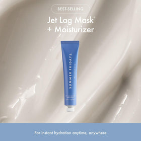 Jet Lag Mask Mini in packaging with hydrating ingredients
