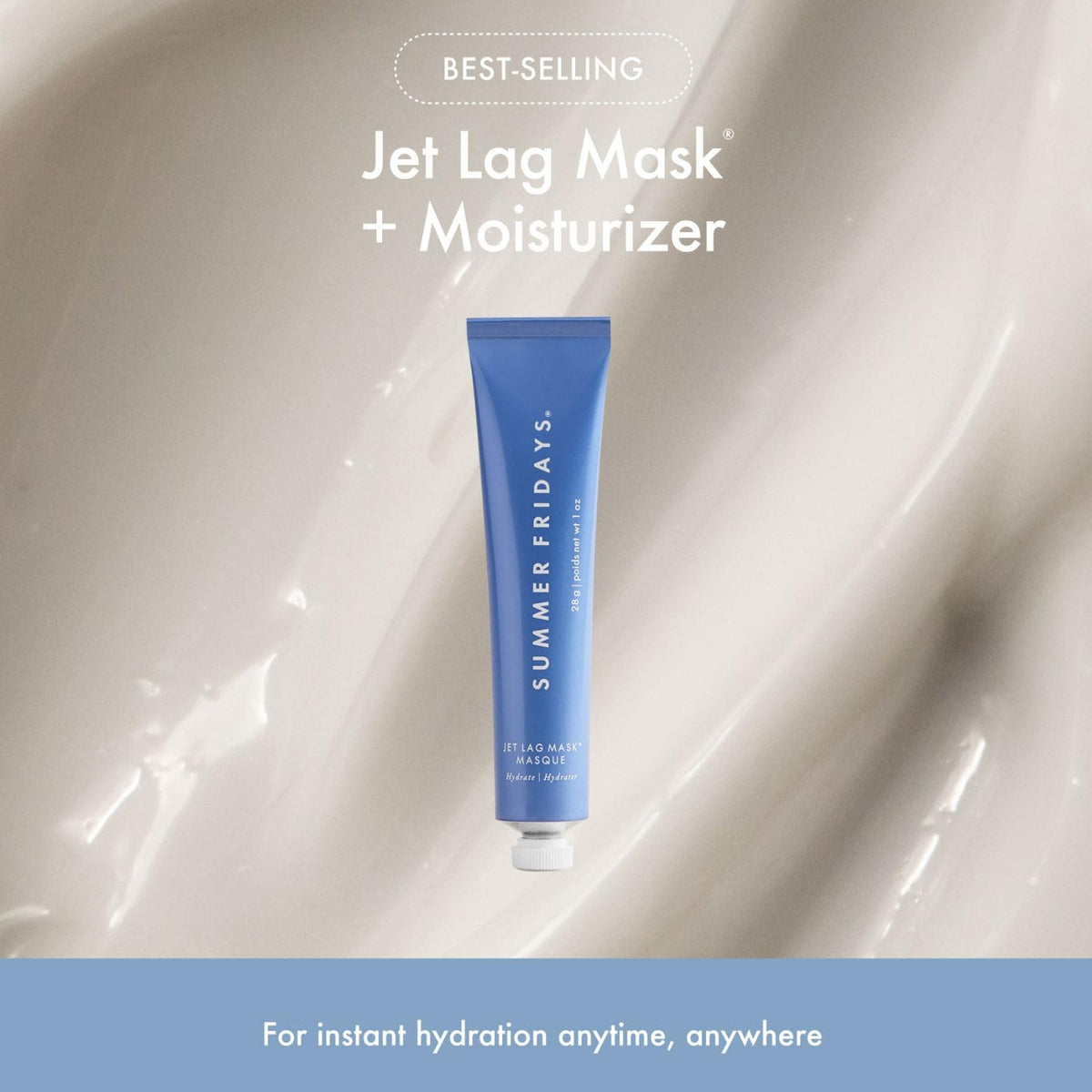 Jet Lag Mask travel size tube with cap