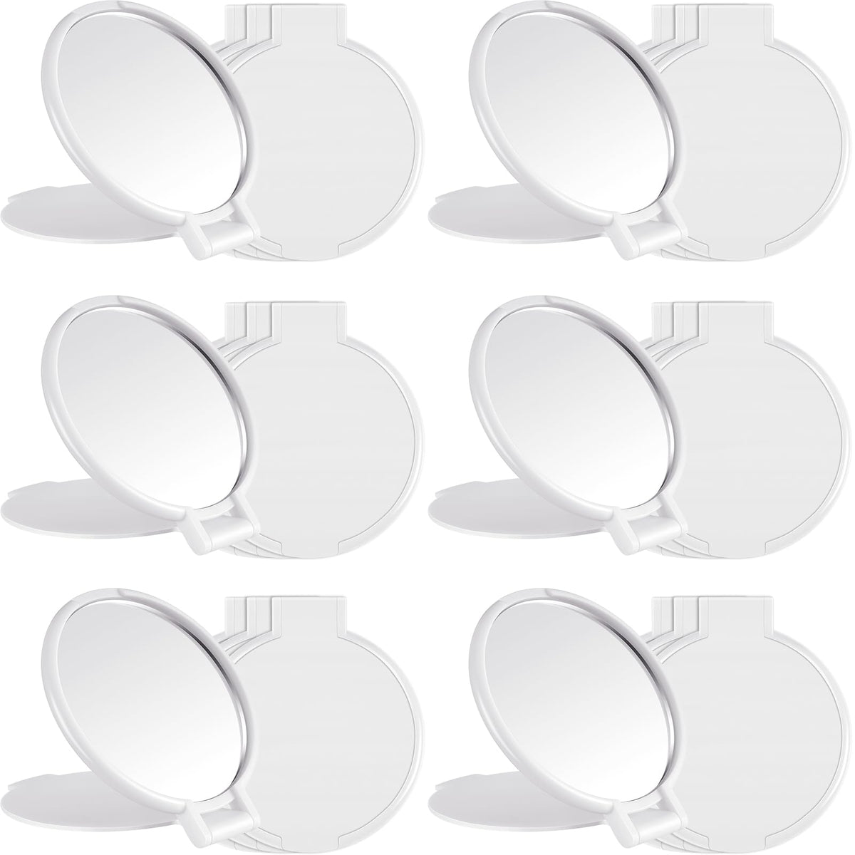 Jetec 12-piece compact mirrors set in white