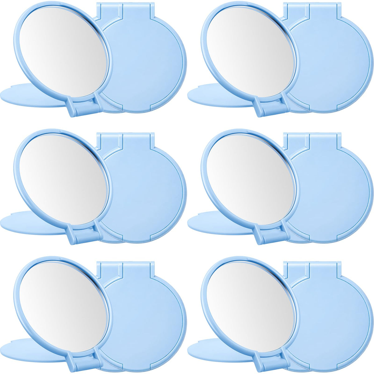 Jetec 18-piece compact mirrors set in assorted colours