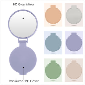 Jetec compact mirror in hand for size comparison